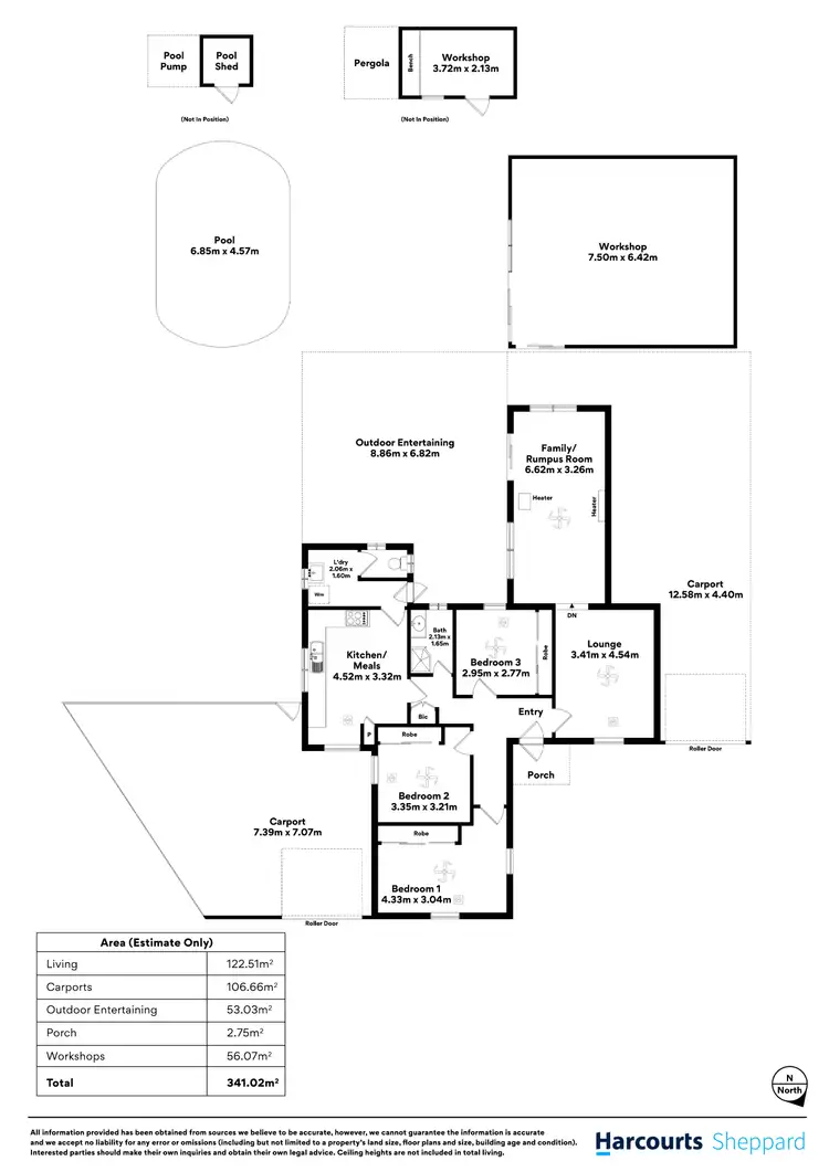 Floorplan of Homely house listing, 35 Hoskin Ave, Kidman Park SA 5025