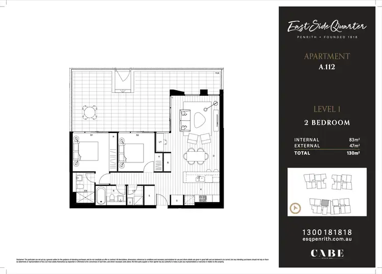 Floorplan of Homely apartment listing, B12/10 Ransley Street, Penrith NSW 2750