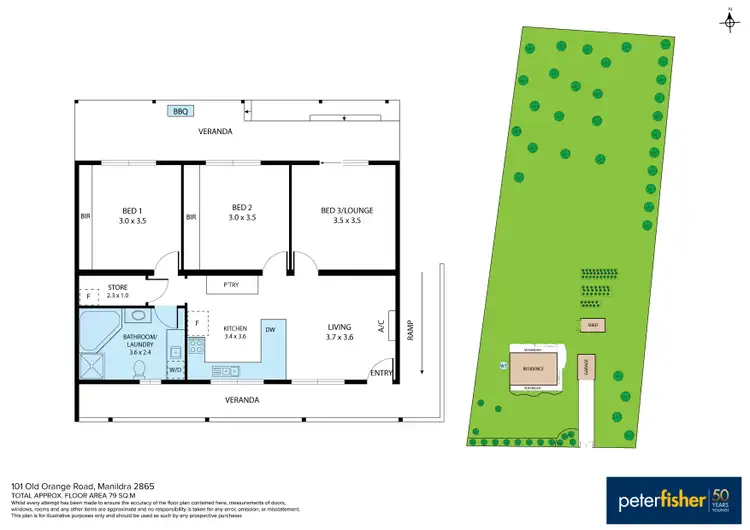 Floorplan of Homely house listing, Lot 4/101 Old Orange Road, Manildra NSW 2865