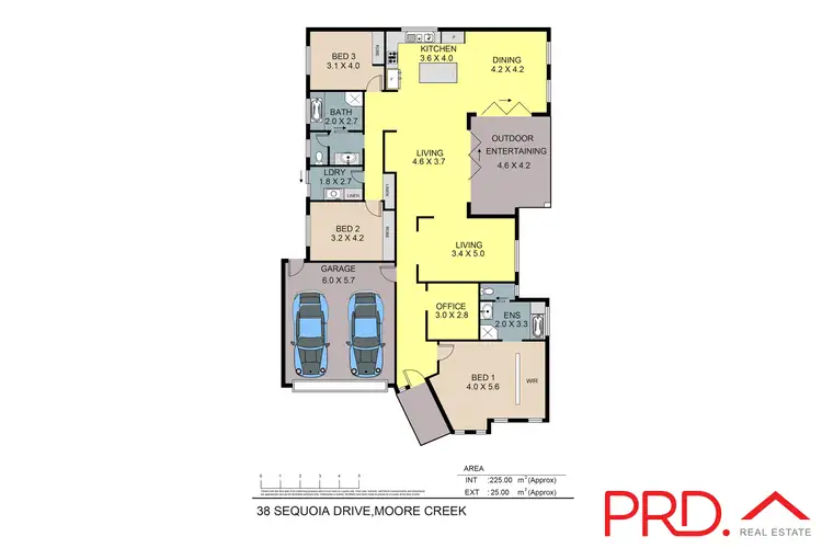 Floorplan of Homely house listing, 38 Sequoia Drive, Tamworth NSW 2340