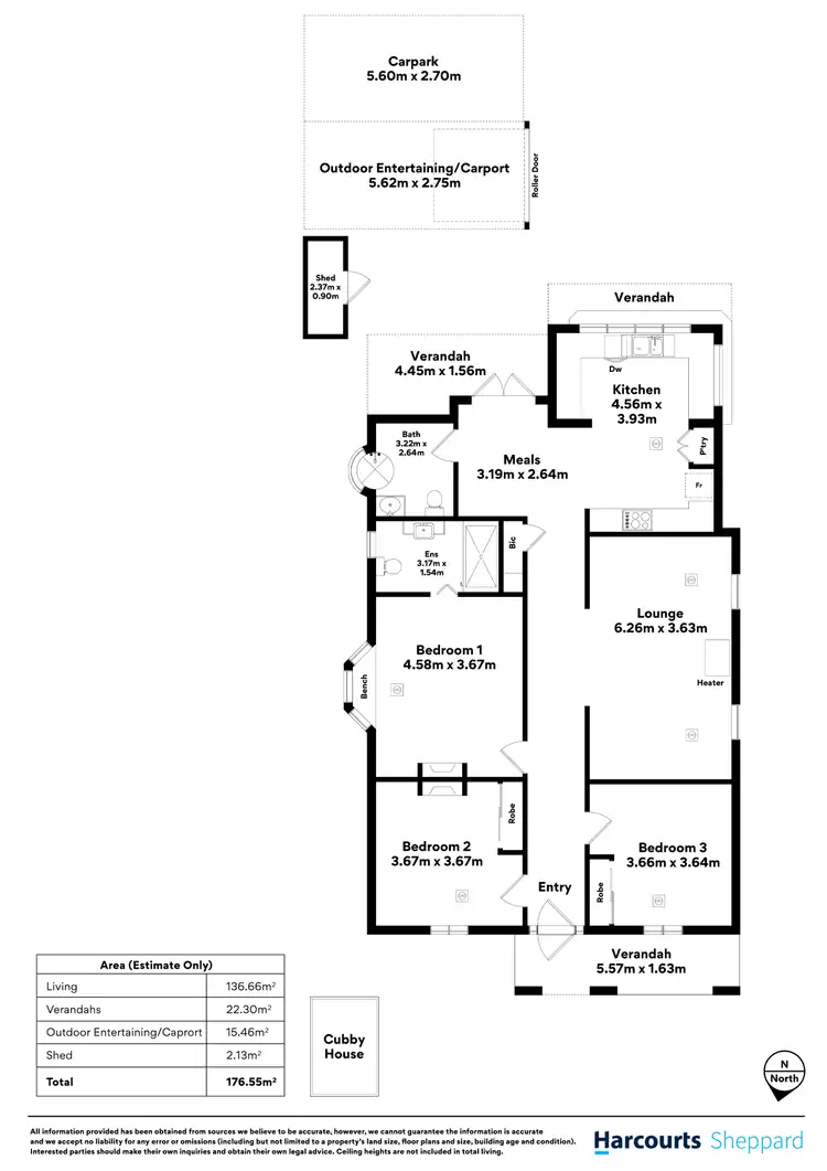 Floorplan of Homely house listing, 23 Addison Road, Black Forest SA 5035