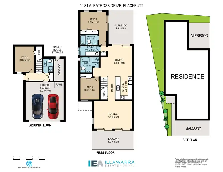 Floorplan of Homely townhouse listing, 12/34 Albatross Drive, Blackbutt NSW 2529