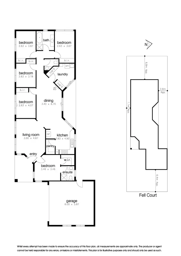 Floorplan of Homely house listing, 15 Fell Court, Altona Meadows VIC 3028