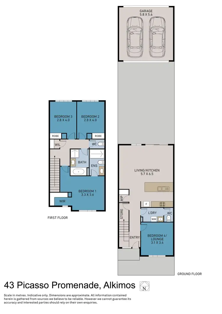 Floorplan of Homely house listing, 43 Picasso Promenade, Alkimos WA 6038