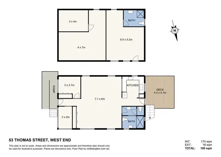 Floorplan of Homely house listing, 53 Thomas Street, West End QLD 4101