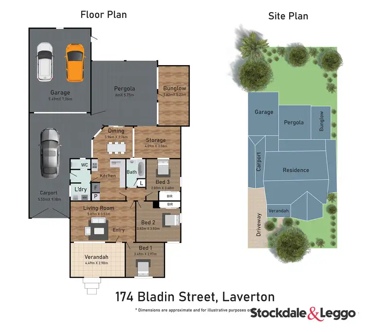 Floorplan of Homely house listing, 174 Bladin Street, Laverton VIC 3028