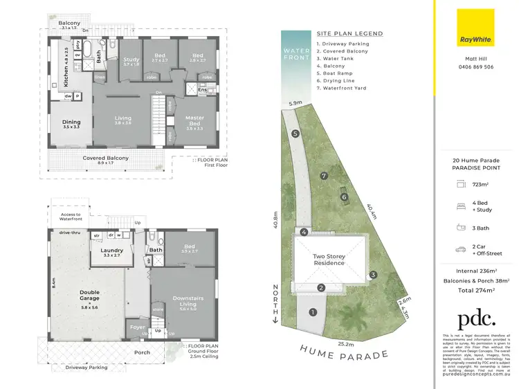 Floorplan of Homely house listing, 20 Hume Parade, Paradise Point QLD 4216