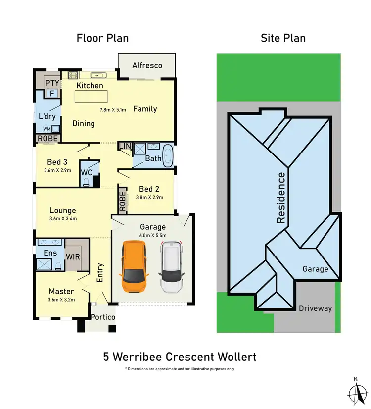 Floorplan of Homely house listing, 5 Werribee Crescent, Wollert VIC 3750