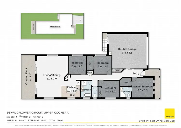Floorplan of Homely house listing, 66 Wildflower Circuit, Upper Coomera QLD 4209