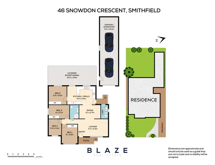 Floorplan of Homely house listing, 46 Snowdon Crescent, Smithfield NSW 2164