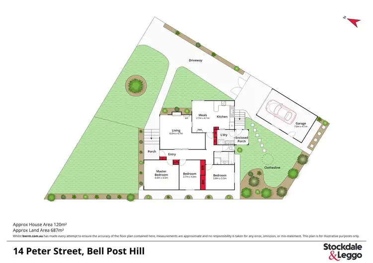 Floorplan of Homely house listing, 14 Peter Street, Bell Post Hill VIC 3215