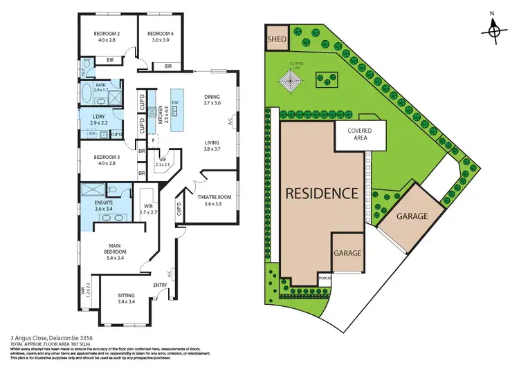 Floorplan of Homely house listing, 3 Angus Close, Delacombe VIC 3356