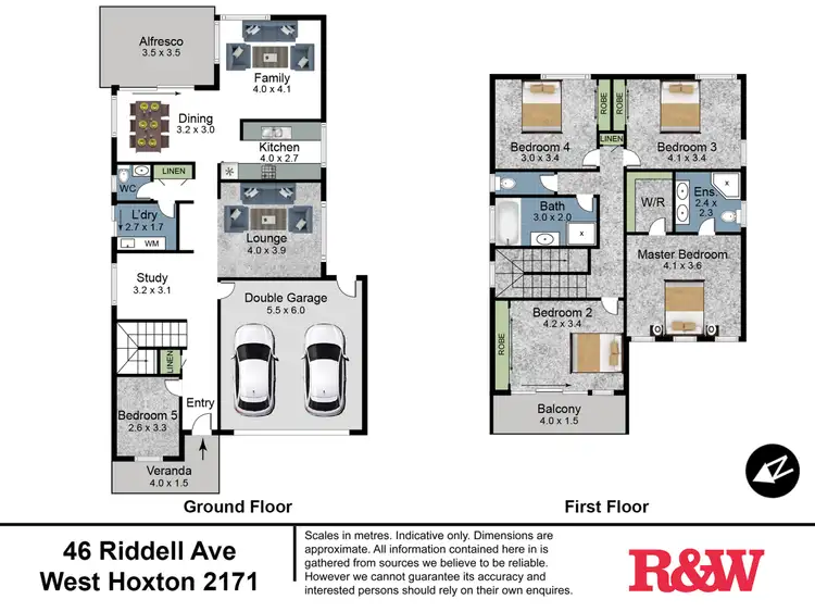 Floorplan of Homely house listing, 46 Riddell Street, West Hoxton NSW 2171