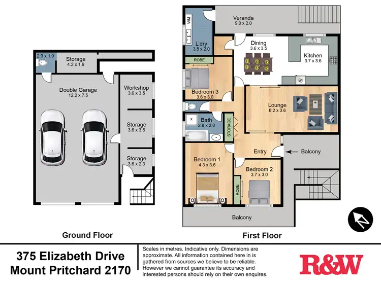 Floorplan of Homely house listing, 375 Elizabeth Drive, Mount Pritchard NSW 2170