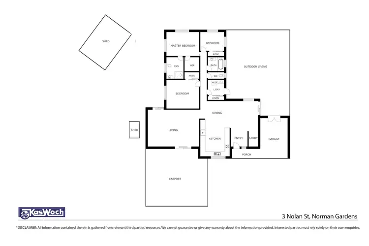 Floorplan of Homely house listing, 3 NOLAN STREET, Norman Gardens QLD 4701