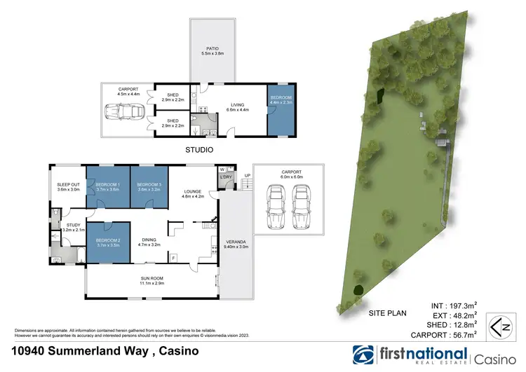 Floorplan of Homely house listing, 10940 Summerland Way, Casino NSW 2470