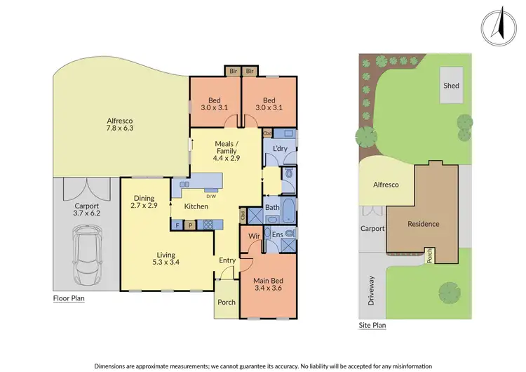 Floorplan of Homely house listing, 34 Beresford Drive, Boronia VIC 3155