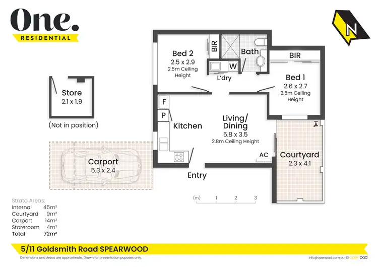 Floorplan of Homely apartment listing, 5/11 Goldsmith Road, Spearwood WA 6163