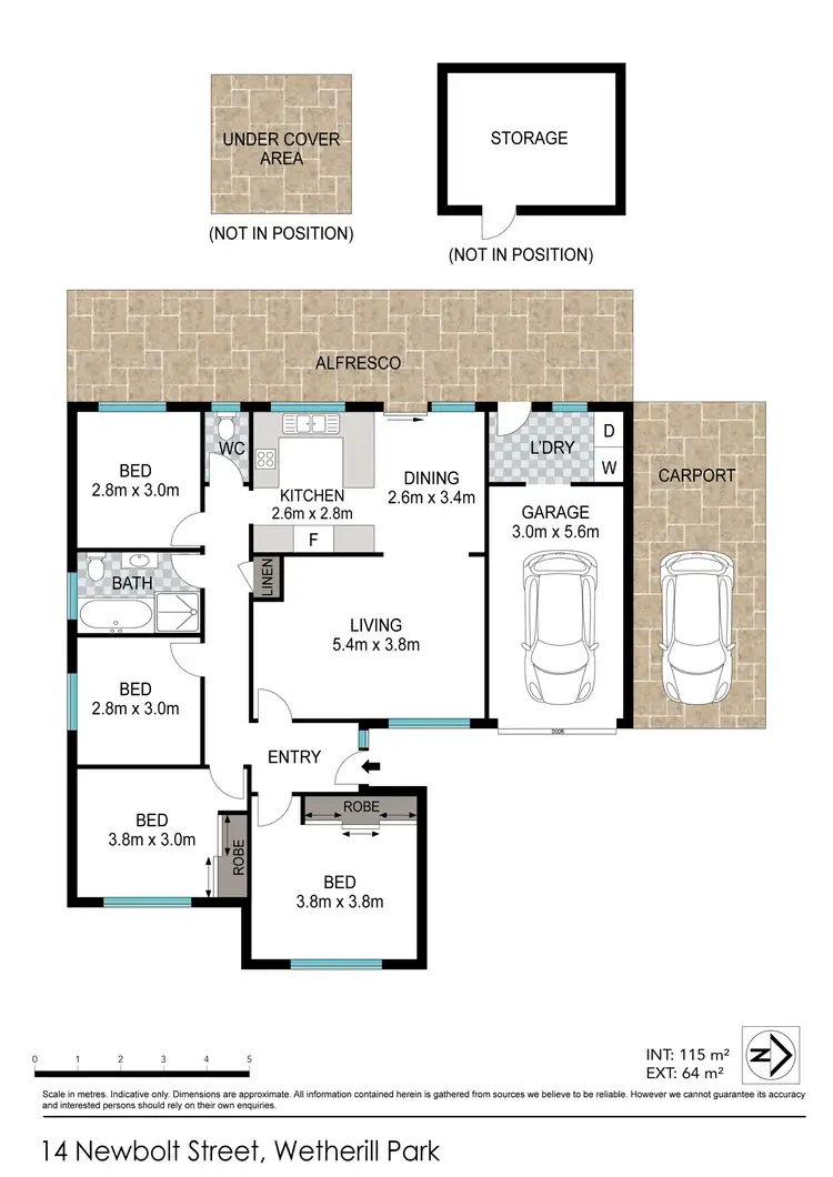Floorplan of Homely house listing, 14 Newbolt St, Wetherill Park NSW 2164