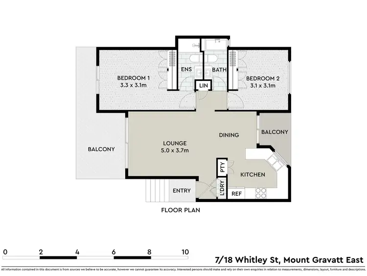 Floorplan of Homely unit listing, 7/18 Whitley Street, Mount Gravatt East QLD 4122