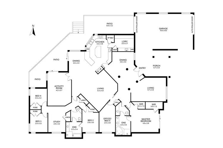 Floorplan of Homely house listing, 46 Dampier Avenue, Mullaloo WA 6027