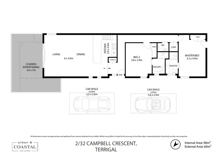 Floorplan of Homely unit listing, 2/32 Campbell Crescent, Terrigal NSW 2260