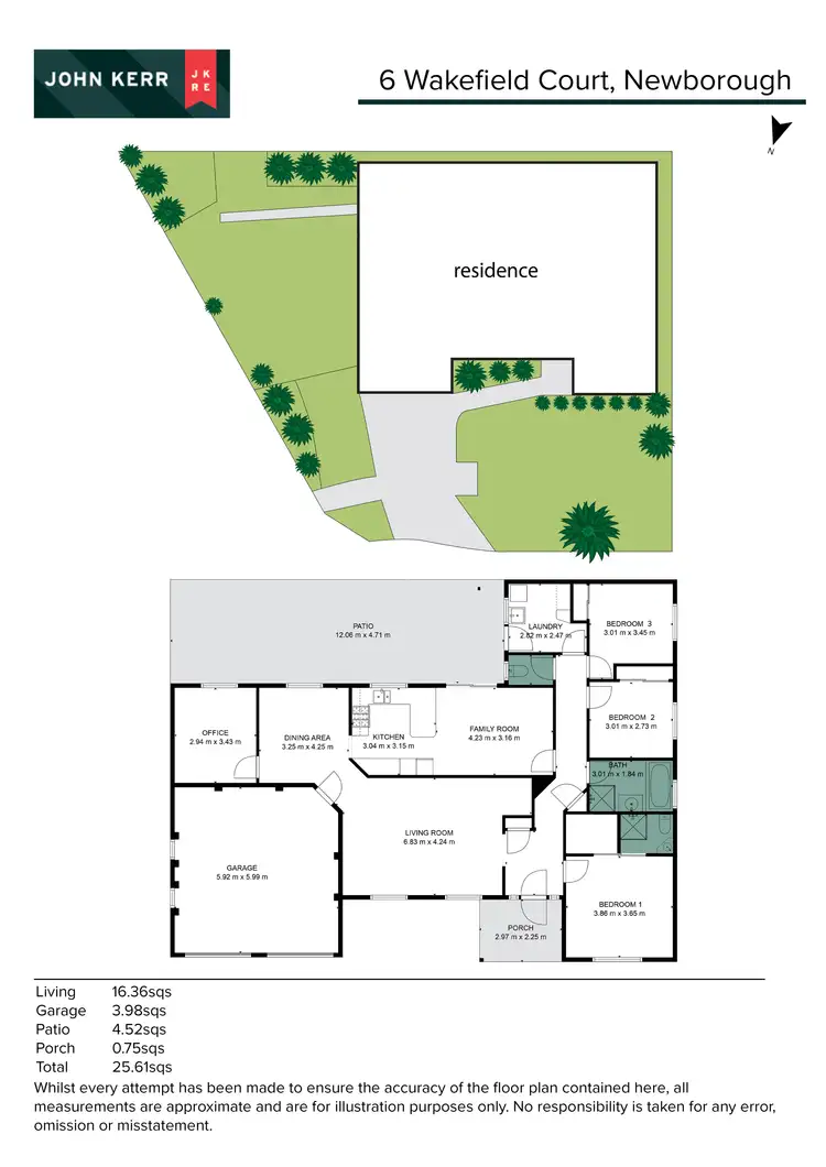 Floorplan of Homely house listing, 6 Wakefield Court, Newborough VIC 3825