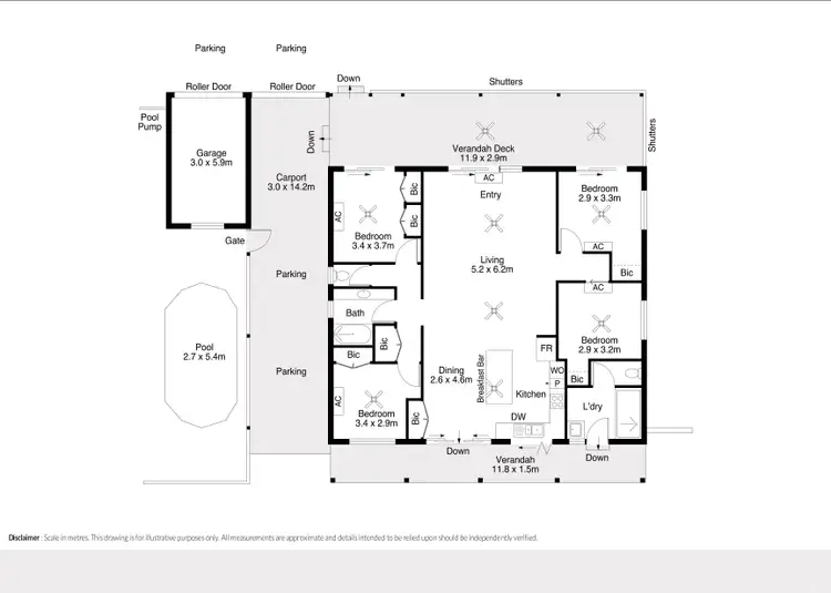 Floorplan of Homely house listing, 9 Slater Road, Cable Beach WA 6726