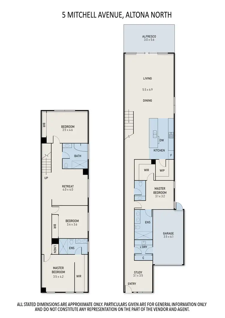 Floorplan of Homely townhouse listing, 5A Mitchell Avenue, Altona North VIC 3025