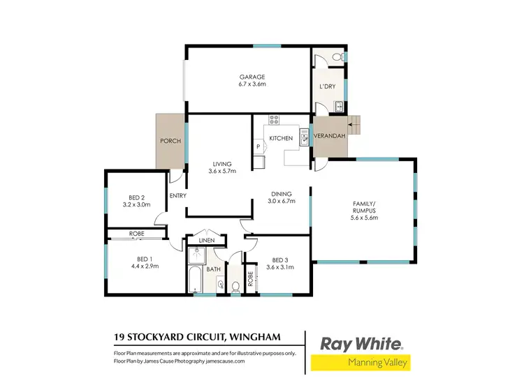 Floorplan of Homely house listing, 19 Stockyard Circuit, Wingham NSW 2429