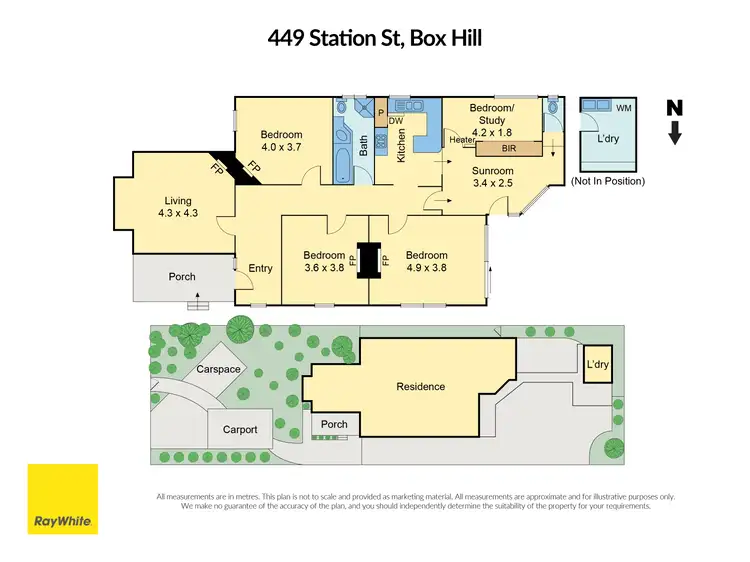 Floorplan of Homely house listing, 449 Station Street, Box Hill VIC 3128