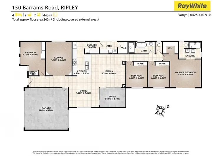 Floorplan of Homely house listing, 150 Barrams Road, South Ripley QLD 4306