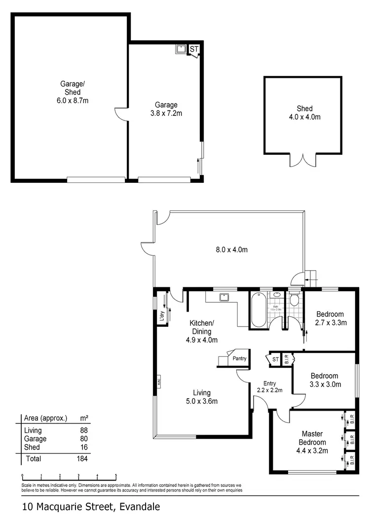 Floorplan of Homely house listing, 10 Macquarie Street, Evandale TAS 7212