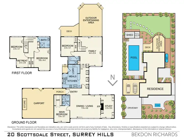 Floorplan of Homely house listing, 20 Scottsdale Street, Surrey Hills VIC 3127