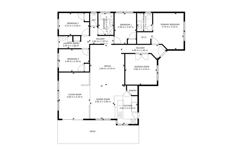 Floorplan of Homely house listing, 5 Excelsior Drive, Canning Vale WA 6155