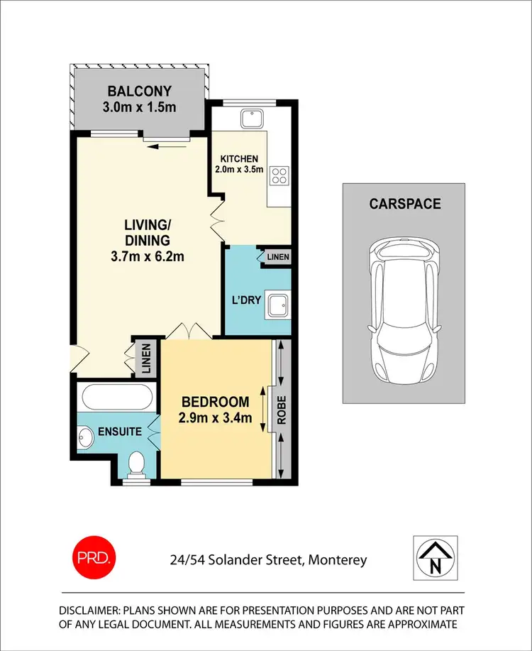Floorplan of Homely unit listing, 24/54-58 Solander Street, Monterey NSW 2217
