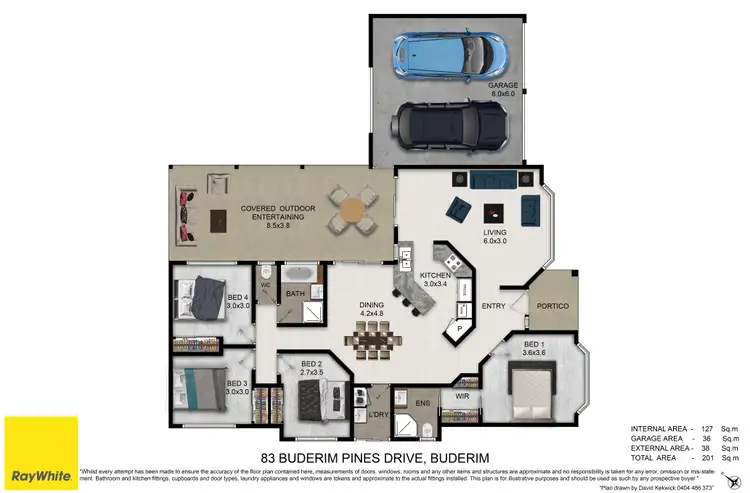 Floorplan of Homely house listing, 83 Buderim Pines Drive, Buderim QLD 4556