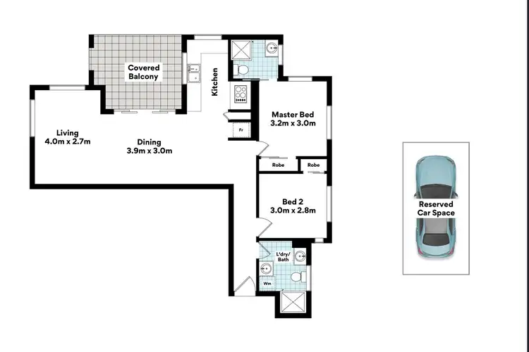 Floorplan of Homely unit listing, 6/16 Troughton Road, Sunnybank QLD 4109