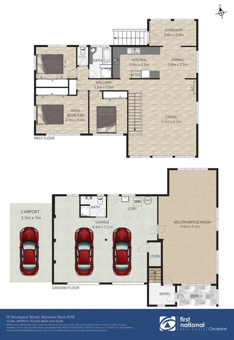 Floorplan of Homely house listing, 15 Stockyard Street, Wynnum West QLD 4178