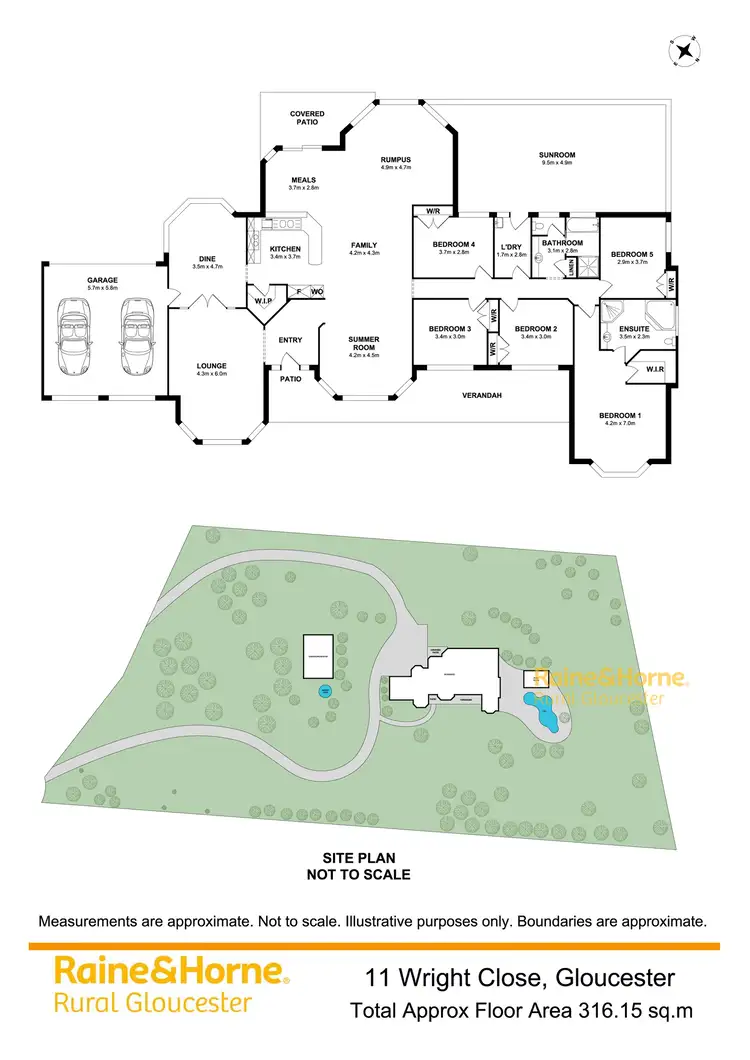 Floorplan of Homely house listing, 11 Wright Close, Gloucester NSW 2422