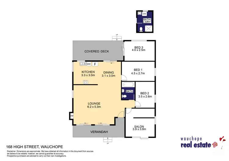 Floorplan of Homely house listing, 168 High Street, Wauchope NSW 2446