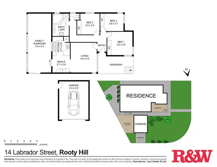 Floorplan of Homely house listing, 14 Labrador Street, Rooty Hill NSW 2766