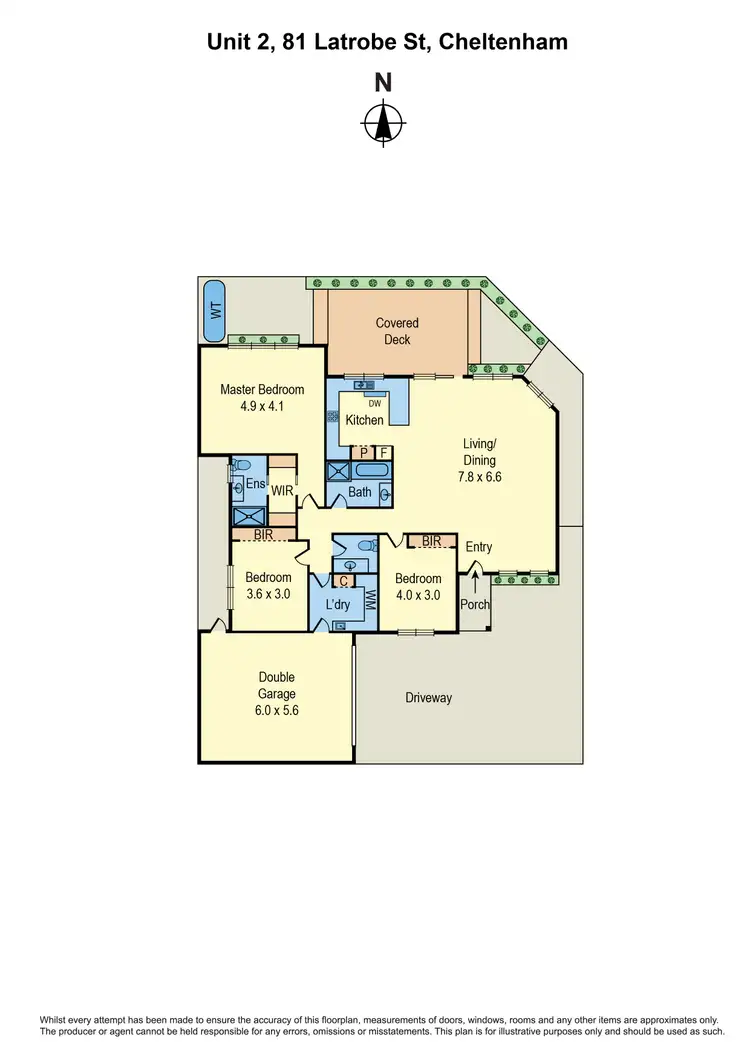 Floorplan of Homely unit listing, 2/81 Latrobe Street, Cheltenham VIC 3192