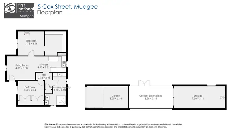 Floorplan of Homely house listing, 5 Cox Street, Mudgee NSW 2850