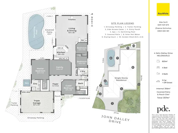 Floorplan of Homely house listing, 4 John Dalley Drive, Helensvale QLD 4212