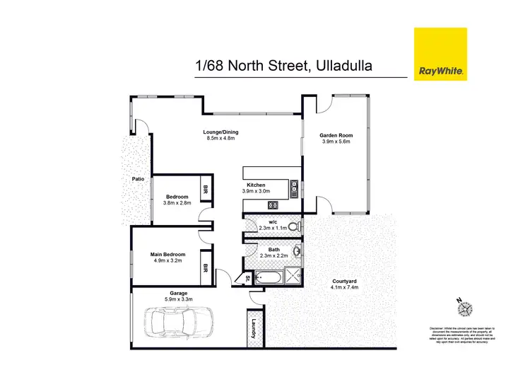 Floorplan of Homely house listing, 1/68 North Street, Ulladulla NSW 2539