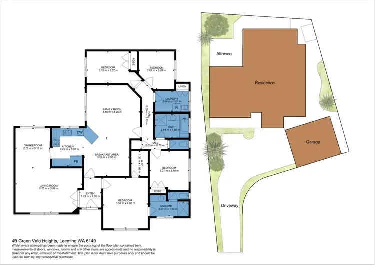 Floorplan of Homely house listing, 4B Green Vale Heights, Leeming WA 6149