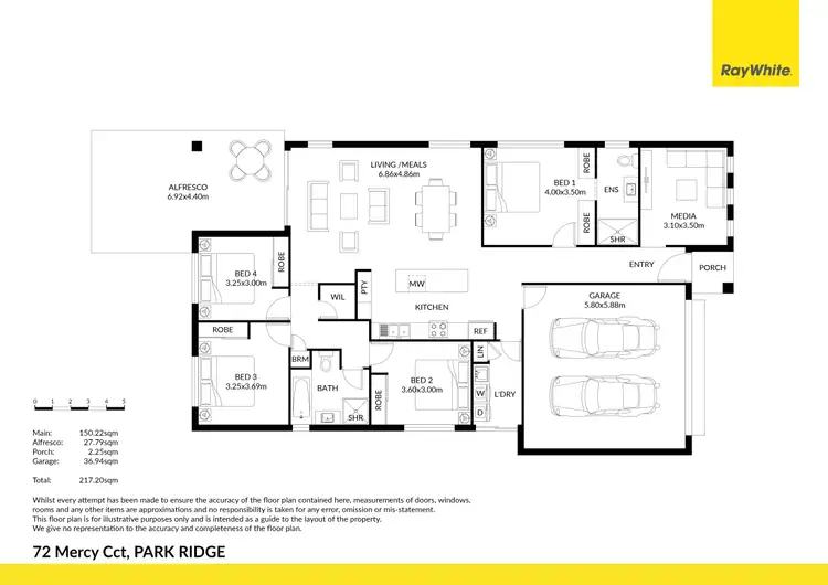 Floorplan of Homely house listing, 72 Mercy Circuit, Park Ridge QLD 4125