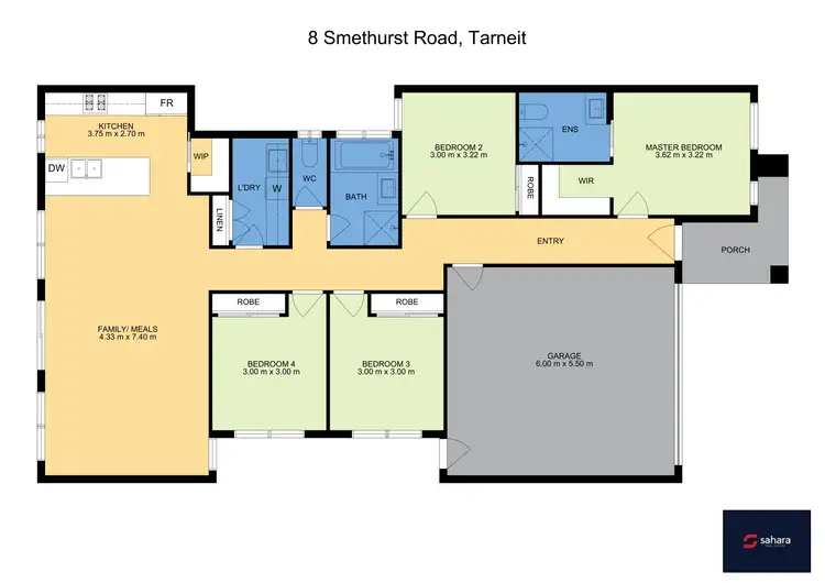 Floorplan of Homely house listing, 8 Smethurst Road, Tarneit VIC 3029