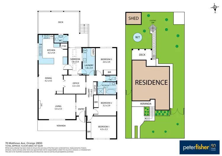 Floorplan of Homely house listing, 70 Matthews Avenue, Orange NSW 2800